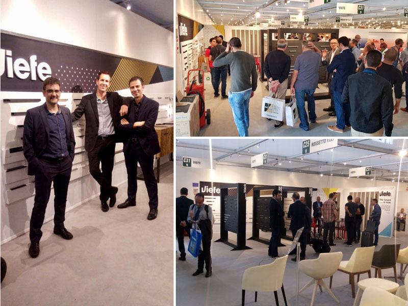Sicam 2018 feria Viefe muebles y complementos. Trade fair of Exhibition of Components, Accessories, and Semi-Finished Products for the Furniture Industry