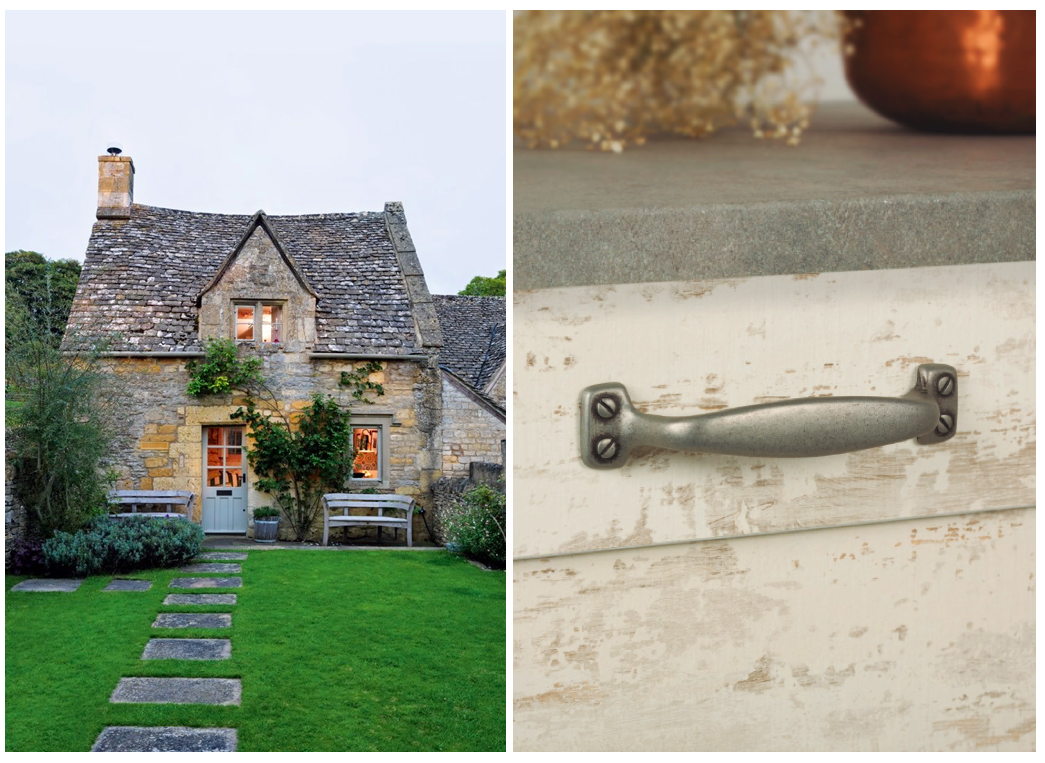 tiradores y complementos decoración estilo cottage. Accessories and handles for cottage decoration style.