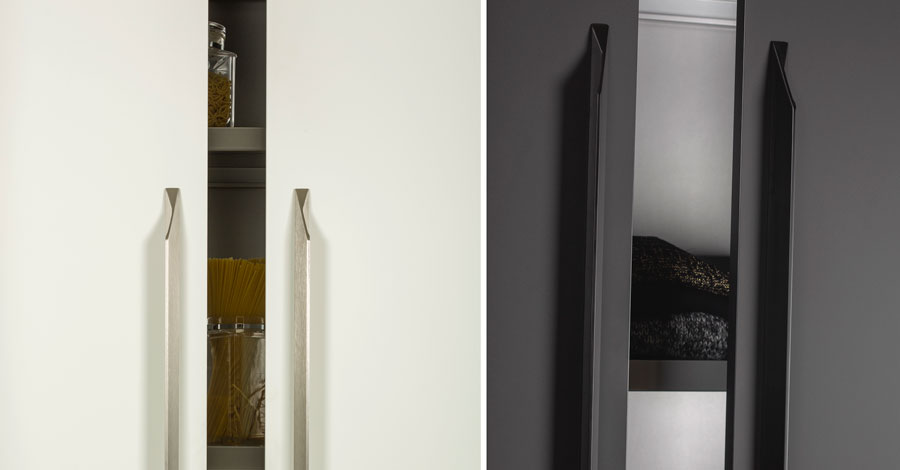 Cutt long handle for kitchens, bedrooms, offices and bathrooms. Tirador Cutt long para cocinas, habitaciones, oficinas y baños by Viefe®